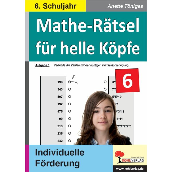 Mathe-Rätsel für helle Köpfe / 6. Schuljahr