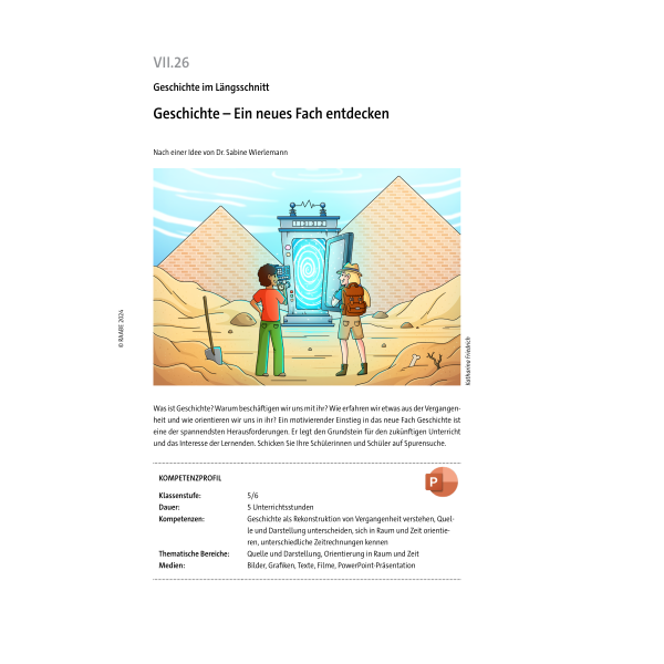 Geschichte - Ein neues Fach entdecken