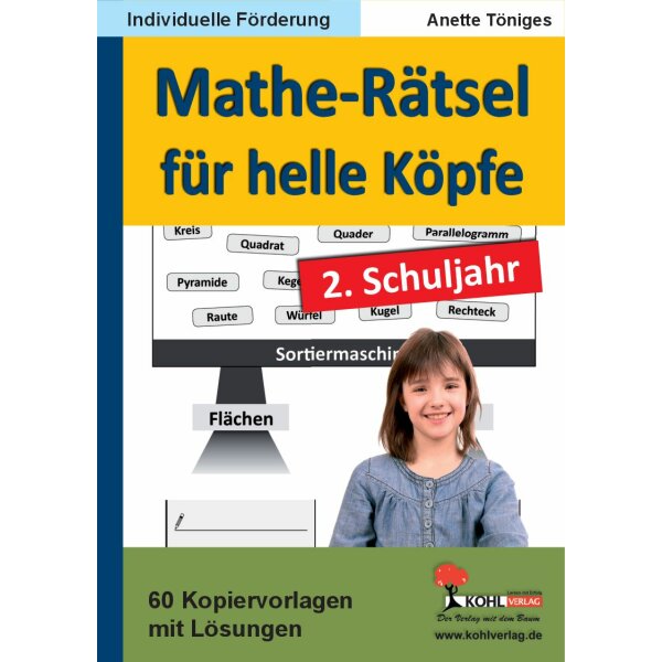 Mathe-Rätsel für helle Köpfe / 2. Schuljahr