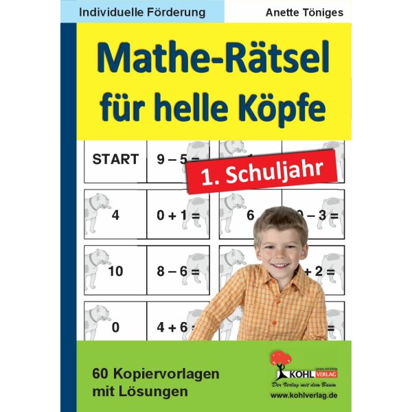 Mathe-Rätsel für helle Köpfe / 1. Schuljahr