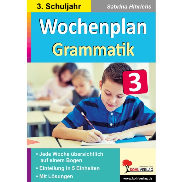 Wochenplan Grammatik - 3. Klasse