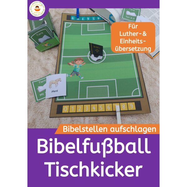 Bibelfußball - Bibelstellen aufschlagen