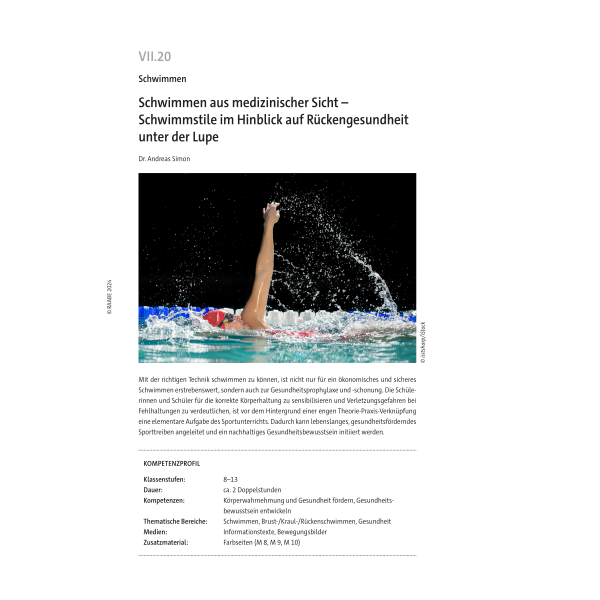 Schwimmen aus medizinischer Sicht