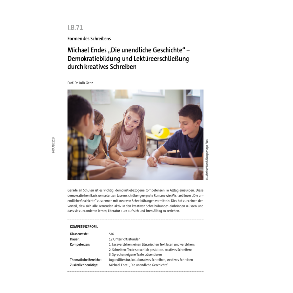 Die unendliche Geschichte - Klasse 5/6