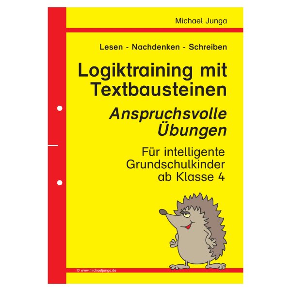 Logiktraining mit Textbausteinen ab Klasse 4
