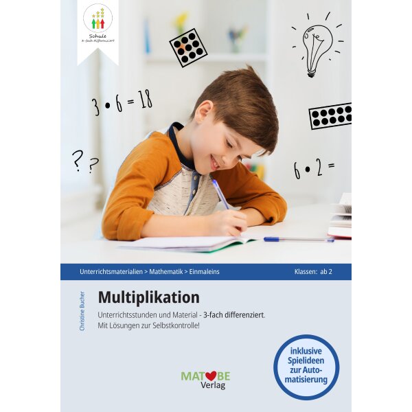 Multiplikation - Unterrichtsstunden und -Material Klasse 2/3