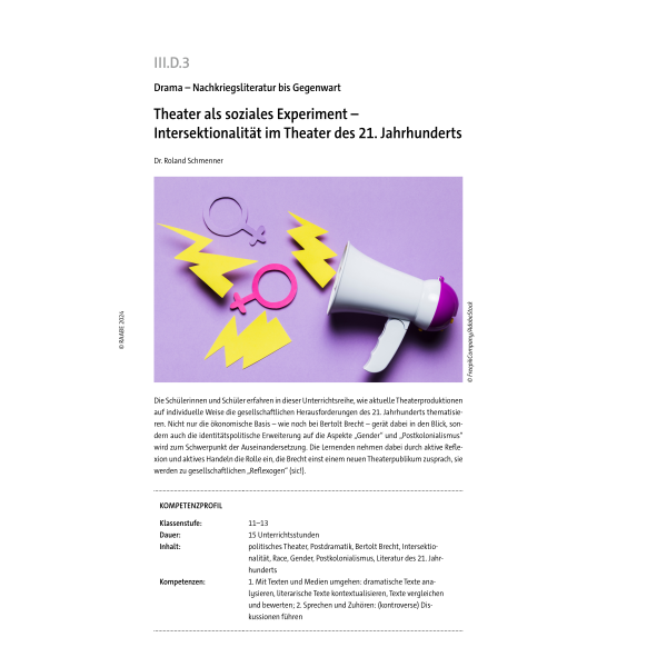 Theater als soziales Experiment