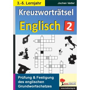 Kreuzworträtsel Englisch (3.-5. Lernjahr)