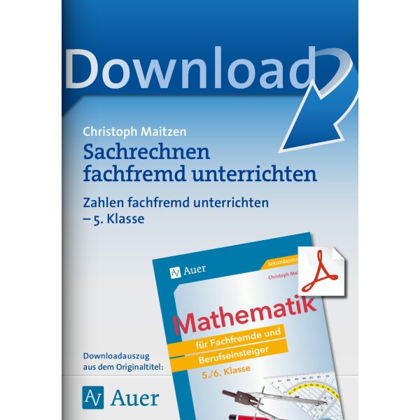 Sachrechnen fachfremd unterrichten in Klasse 5/6