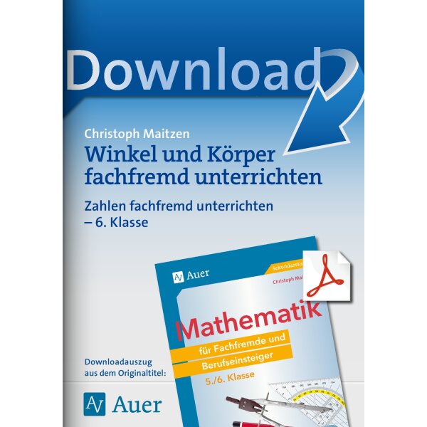 Winkel und Körper fachfremd unterrichten in Klasse 6