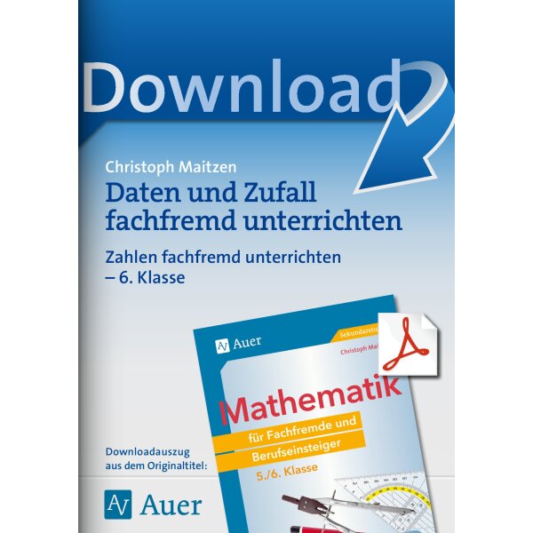 Daten und Zufall fachfremd unterrichten in Klasse 6