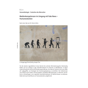Medienkompetenzen im Umgang mit Fake News