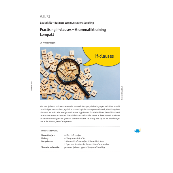 if-clauses - Grammatiktraining kompakt