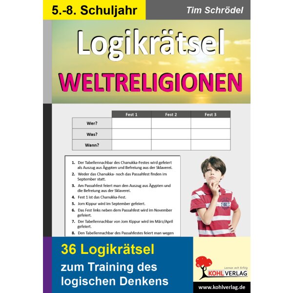 Logikrätsel Weltreligionen