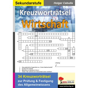 Kreuzworträtsel Wirtschaft