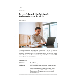 Die erste Facharbeit Politik/Sozialkunde