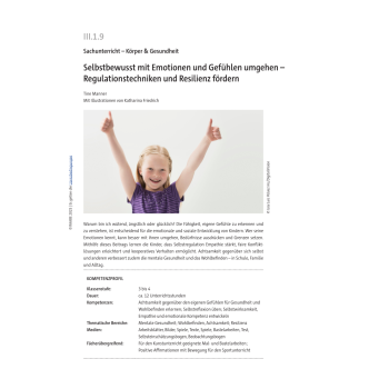 Regulationstechniken und Resilienz fördern - Klasse 3/4