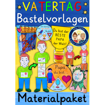 Vatertag Bastelvorlagen und Malvorlagen