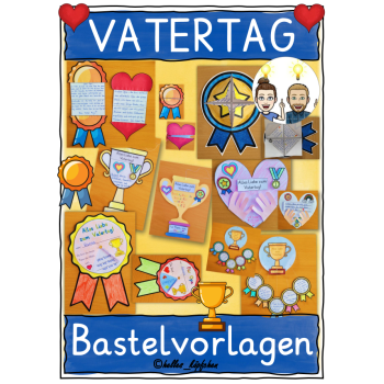 Vatertag Bastelvorlagen Grundschule