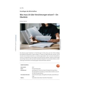Was muss ich über Versicherungen wissen?...