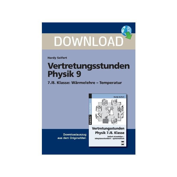 Vertretungsstunden Physik 7./8. Klasse: Wärmelehre - Temperatur