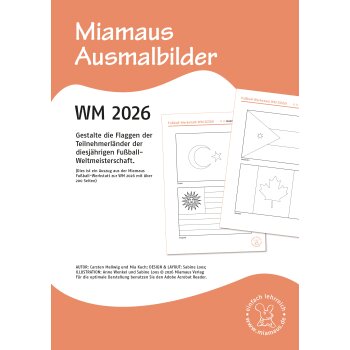 WM 2026 - Flaggen-Ausmalbilder