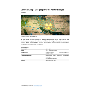 Der Iran-Krieg – Geopolitische Konfliktanalyse...