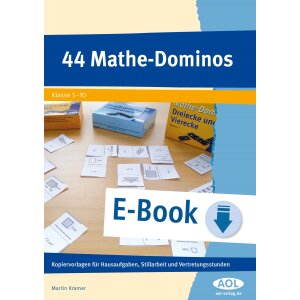 44 Mathe-Dominos zu den Kernthemen der Sek I