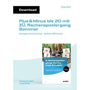 Rechenspaziergang Sommer: Addition/Subtraktion mit und...