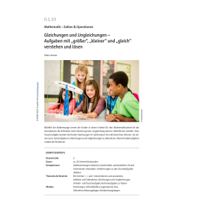 Gleichungen und Ungleichungen in Klasse 2
