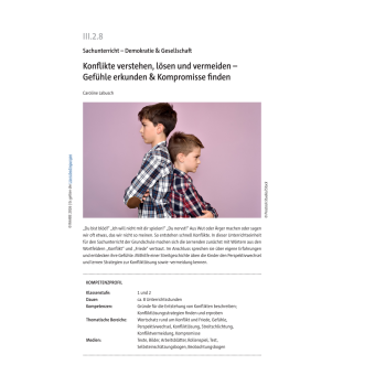 Konflikte verstehen, lösen und vermeiden in Klasse 1/2