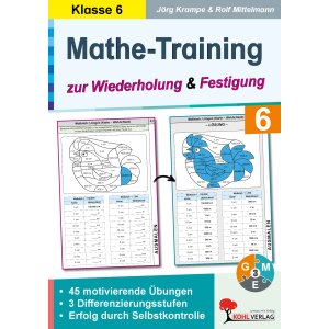 Mathe-Training Klasse 6: Wiederholung und Festigung