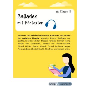 Balladen mit Hörtexten für die Oberstufe