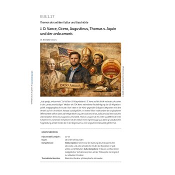 J.D. Vance, Cicero, Augustinus, Thomas v. Aquin und der ordo amoris - Latein 10-13