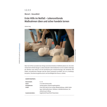 Erste Hilfe im Notfall Klasse 6-8