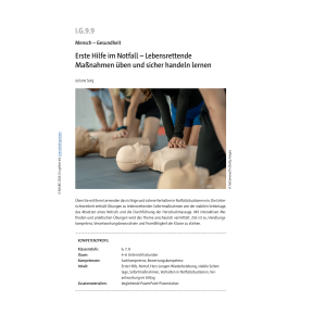 Erste Hilfe im Notfall Klasse 6-8