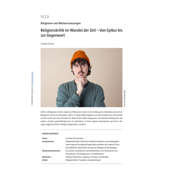 Religionskritik im Wandel der Zeit - Unterrichtseinheit Berufsschule
