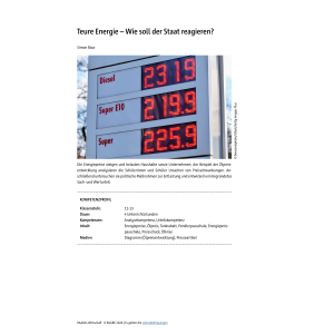 Teure Energie - Kurzeinheit Kl.11-13
