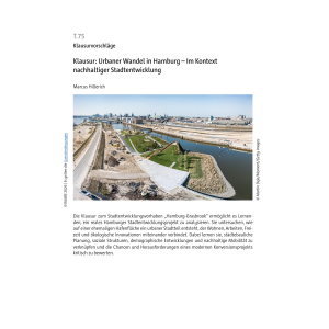 Klausur: Urbaner Wandel in Hamburg Geografie SEK II