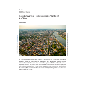 Innenstadtquartiere - Unterrichtseinheit Geografie SEK II