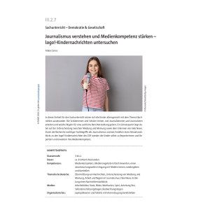 logo!-Kindernachrichten untersuchen in Klasse 3/4