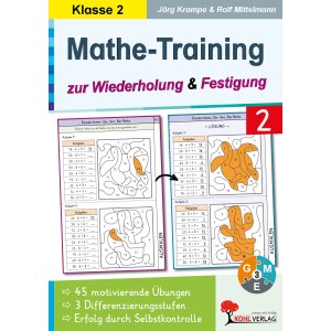 Mathe-Training Klasse 2: Wiederholung und Festigung