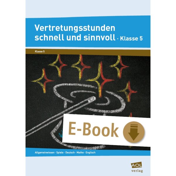 Vertretungsstunden schnell und sinnvoll Klasse 5