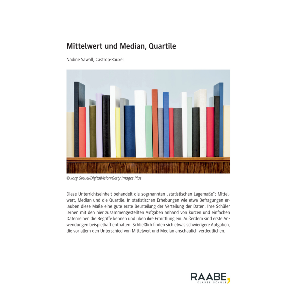 Mittelwert und Median, Quartile