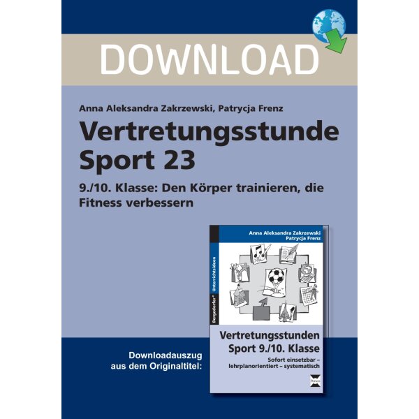 Vertretungsstunde Sport 9./10. Klasse: Kraft-Training und Fitness