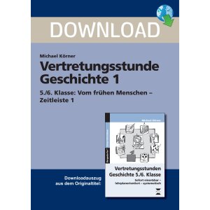 Vom frühen Menschen - Zeitleiste (1) -...