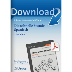 8 schnelle Stunden Spanisch: 2. Lernjahr