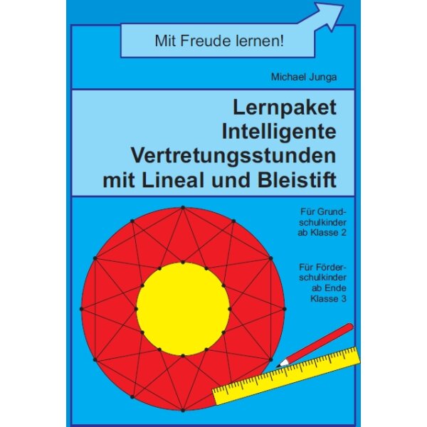 Lernpaket Intelligente Vertretungsstunden mit Lineal und Bleistift