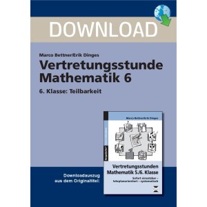 Vertretungsstunde Mathe Klasse 6 Teilbarkeit