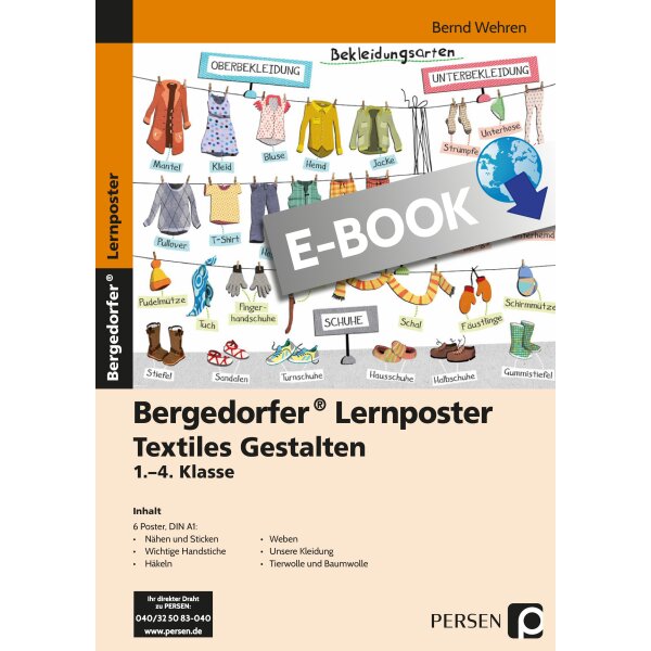 Lernposter Textiles Gestalten Klasse 1-4